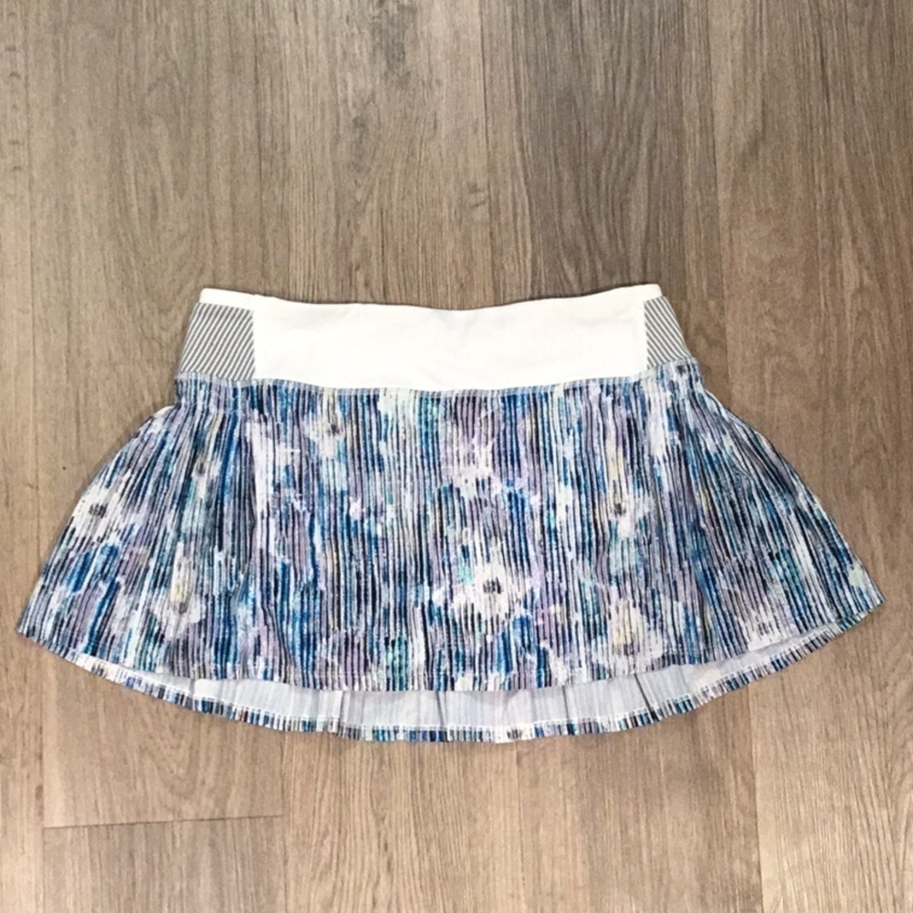 lululemon Blurry‎ Belle Multi Pleated Tennis Skort Time To Shine Swift Ultra 6 - Picture 2 of 9